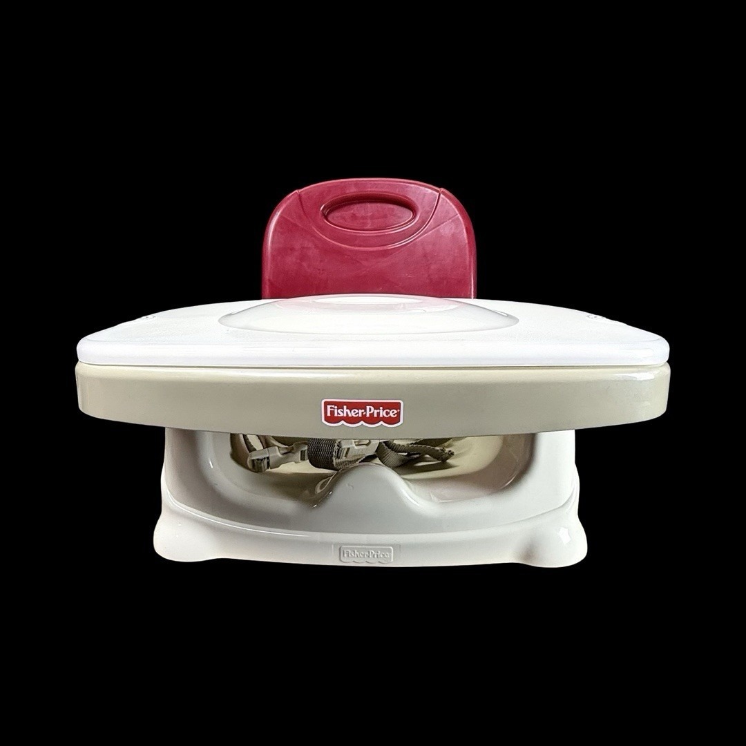 Fisher Price Booster Chair With Tray & Cover Adjustable Height & Tray